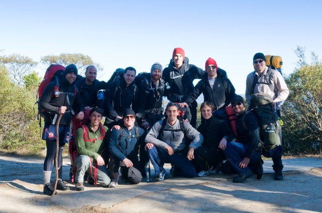 Golden Stairs - Group Shot at Start