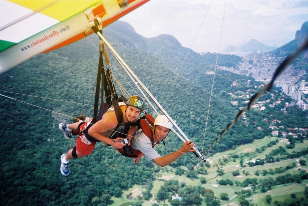 Flying high above Rio